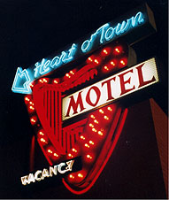 Photograph of the Heart O'Town Motel, Reno, NV.