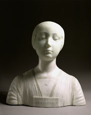 Bust of Beatrice of Aragon.