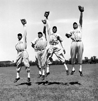 Photograph of the Harlem Globetrotters Baseball Players