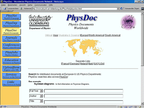 Layout of PhysDoc