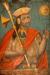 Portrait of Manco Ccapac, first Inca ruler