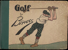 Image of book cover. Golf, the book of a thousand chuckles