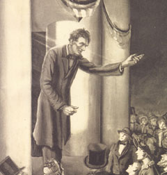 Image showing Lincoln addressing a crowd