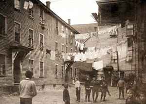Photo of an tenement house