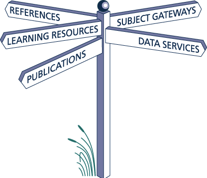 Graphical image of signpost.